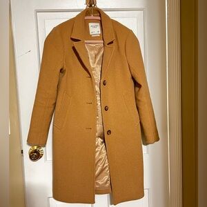 Abercrombie & Fitch Dad coat tan XXSP